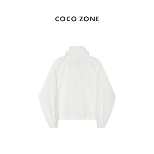 刘一一&COCO ZONE运动风外套领口抽绳双拉链松紧袖口  23C19137 商品图1