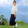 新中式女童套装夏季新款中大童国风夏装Polo衫儿童网纱裙两件套 商品缩略图1