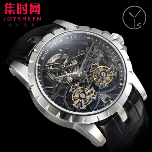 【贵重物品】ROGER DUBUIS罗杰杜彼 YS王者系列 镂空双飞行双陀飞轮 男士腕表 搭载两颗飞行真陀飞轮稳定运行 商品图2