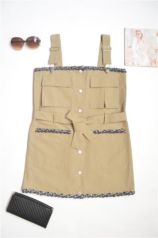 对位SQRK8T_背带裙_ZK 商品图0