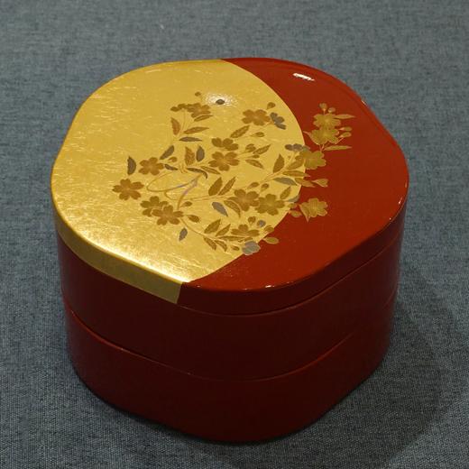 【山中漆器】  金箔 樱花5.0食盒 商品图0