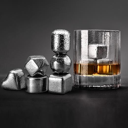 Circle Joy 圆乐304不锈钢速冻金属冰块威士忌洋酒冰粒冰酒石 商品图2
