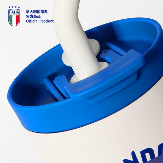 意大利国家队官方商品 | 欧洲杯限定款大容量队徽吸管杯蓝衣军团 商品图1