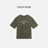 COCO ZONE 夏季字母短袖圆领T恤时尚百搭上衣CC2B1073 商品缩略图0
