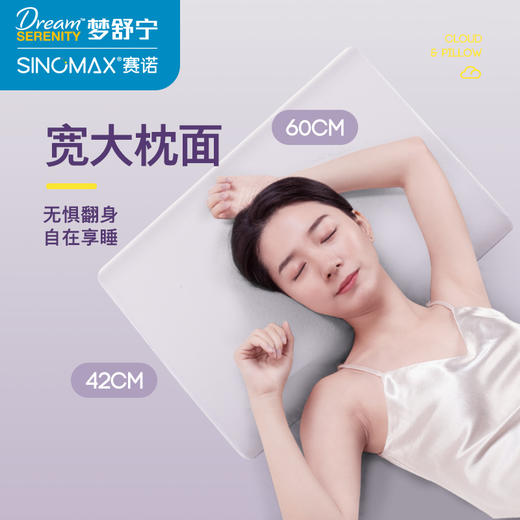 SINOMAX赛诺【梦舒宁】云朵五星适睡枕两款(不含枕套) 商品图2