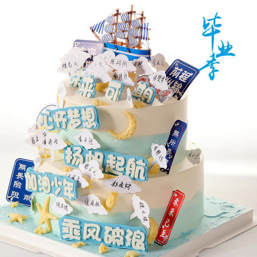 【毕业季】毕业快乐蛋糕专款接受来图定制 商品图4