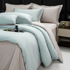 【维科家纺】60S天雪长绒棉A类抑菌四件套-撞色款（蓝灰） 商品缩略图3
