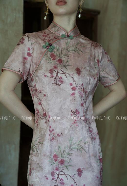 【门店同款】ENJOY夏季云敛-步步“升”花喜上梅梢旗袍 158148734 商品图3