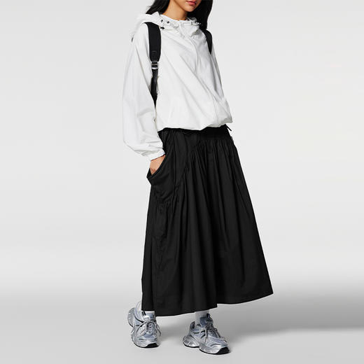 【Achock官方店】潮牌简约基础款拼接设计感长裙美式高街新款裙子 商品图1