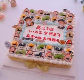 毕业季-欢庆系列49方杯约12寸蛋糕，