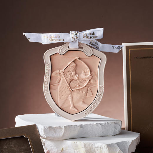 大英博物馆X苏州博物馆亚述系列 国王 石膏香氛 挂件香薰礼盒 商品图1