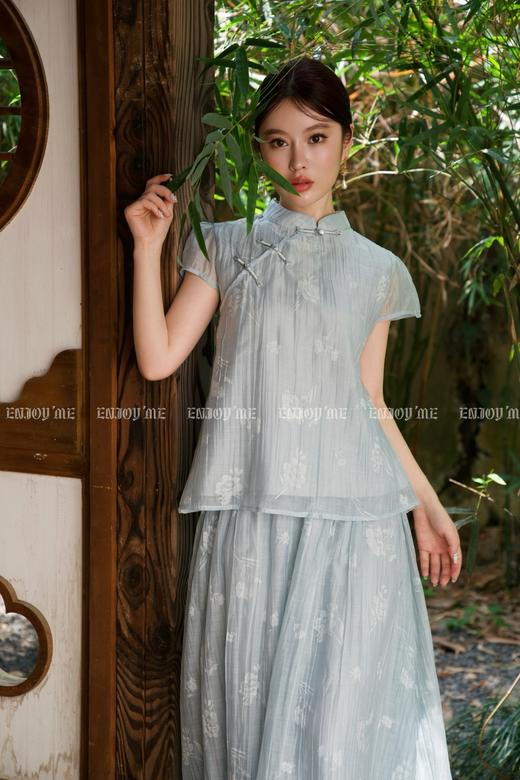 【门店同款】ENJOY夏季云敛-步步“升”花花影旗袍套装 158042833 商品图5