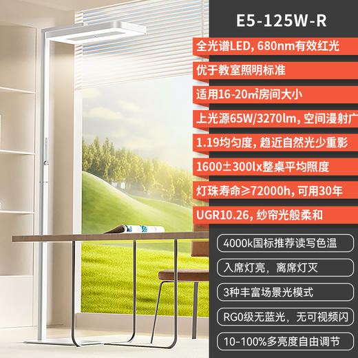 孩视宝全光谱阳光大路灯E5-125W-R 商品图0