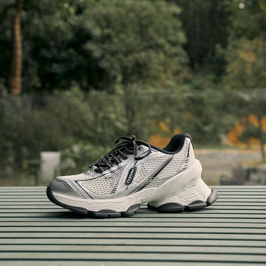 faytobe金属色超时空老爹鞋25春夏透气网面羊皮舒适运动休闲鞋 商品图7