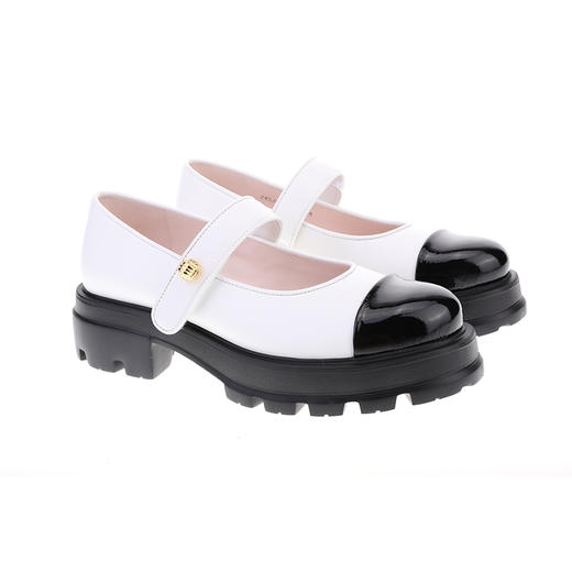 sheme新中式 手工盘扣点缀 厚底舒适玛丽珍单鞋可定制 商品图5