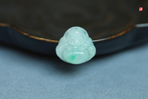 天然翡翠笑佛吊坠 配精美挂绳 商品图2