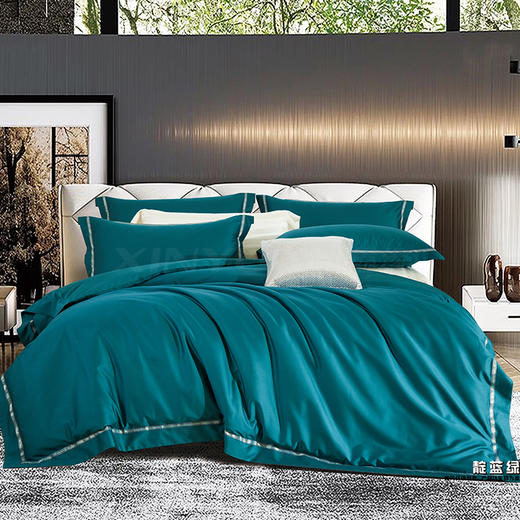 精品全棉贡缎四件套 DME1418 商品图0