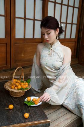 【门店同款】ENJOY夏季云敛-步步“升”花风雅颂旗袍套装 158143141