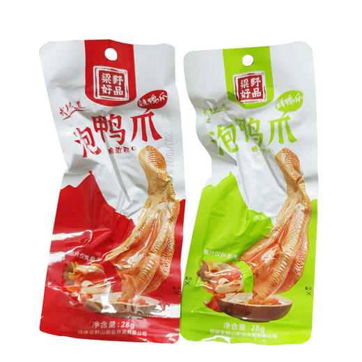 L梁野好品鲜泡鸭爪28g 商品图1