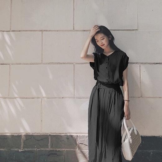 Im Presionismo法式收腰雪纺连衣裙 商品图5