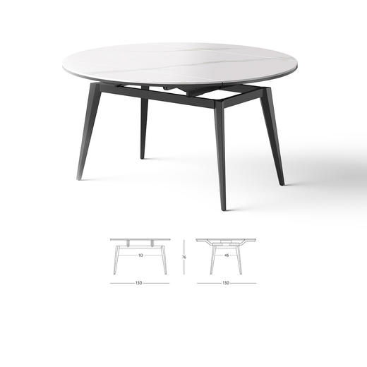 顾家家居整装 现代简约 餐桌 PT2119 商品图3