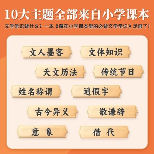 藏在小学课本里的必背文学常识 商品图1