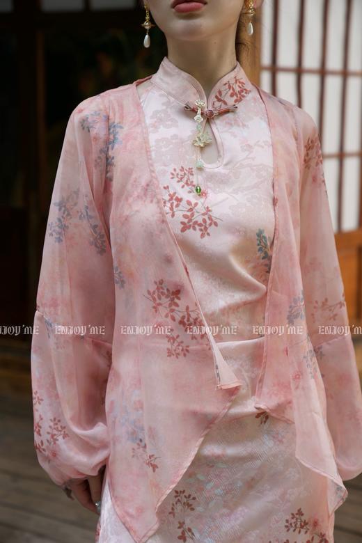 【门店同款】ENJOY夏季云敛-步步“升”花风雅颂旗袍套装 158143141 商品图5