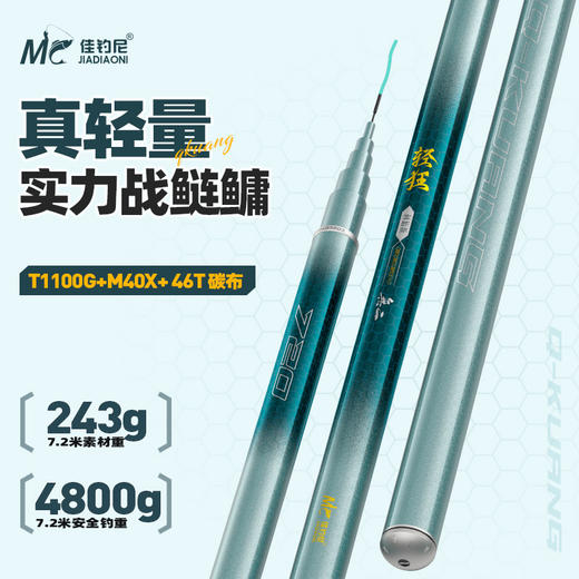 佳钓尼无二轻狂鱼竿 商品图3