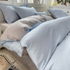 【维科家纺】素色全棉四件套纯棉简约床品撞色被套三件套（蓝灰） 商品缩略图2