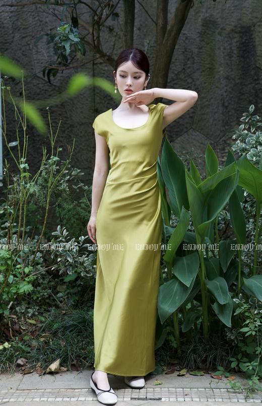 【门店同款】ENJOY夏季云敛-步步“升”花褶皱旗袍 158044599 商品图10