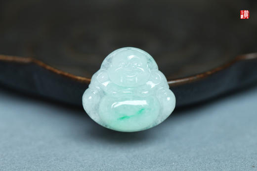 【欢喜】天然翡翠弥勒佛 配精美挂绳 商品图4