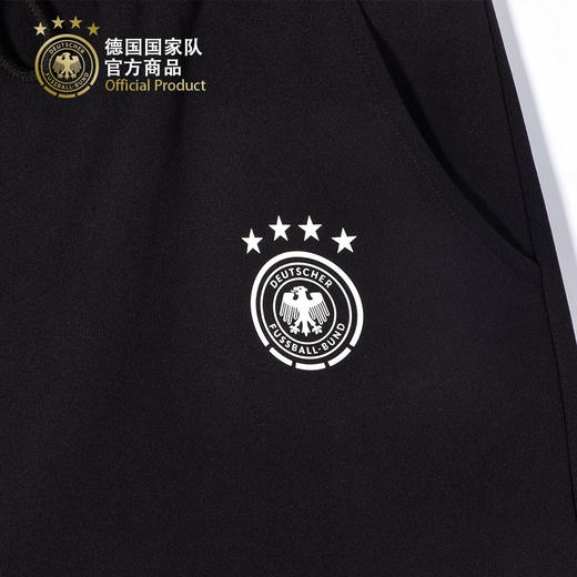 德国国家队官方商品 | 黑色经典队徽款运动短裤透气穆勒欧洲杯 商品图4
