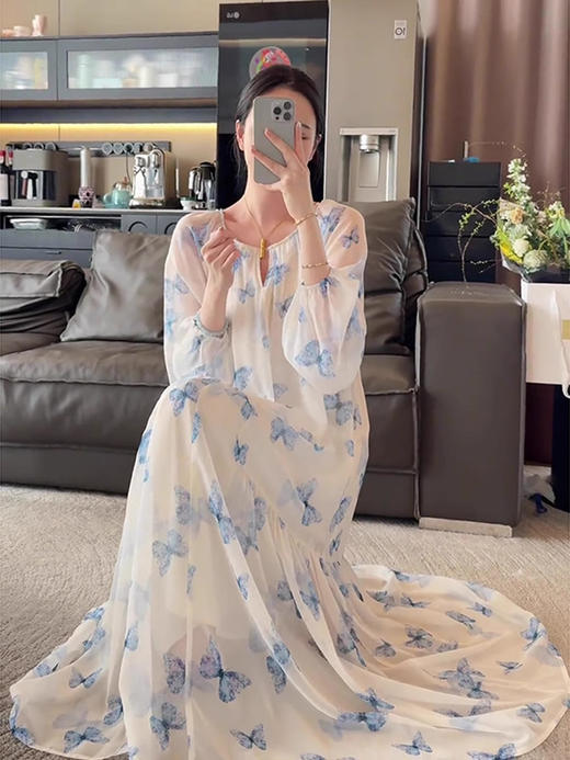 裁缝学苑AQ289宽松泡泡袖连衣裙纸样女装春季新款长裙子样板 商品图3