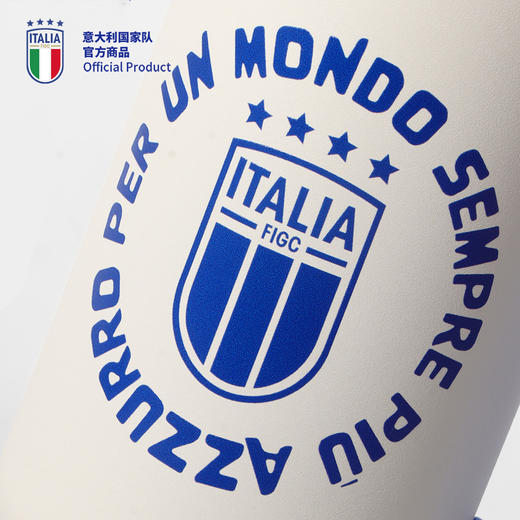 意大利国家队官方商品 | 欧洲杯限定款大容量队徽吸管杯蓝衣军团 商品图2