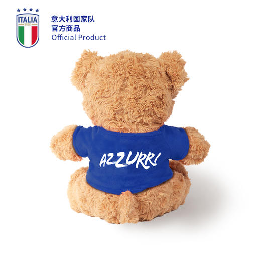 意大利国家队官方商品 | ITALIA 欧洲杯蓝色球衣小熊玩偶公仔周边 商品图2