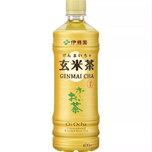 伊藤园玄米茶糙米抹茶味饮料600ml/瓶 商品图0