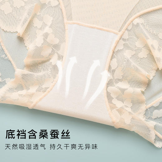 旗袍专用无痕裸感收腹裤美体塑身裤女夏季轻薄透气显瘦小蛮腰062#网纱无痕塑身裤 商品图4
