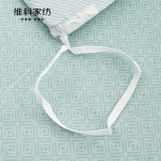 【维科家纺】全棉四件套100纯棉简约床品清新四季被套三件套1.5米1.8 商品图4