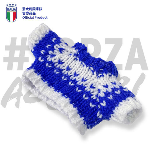意大利国家队官方商品 | ITALIA 欧洲杯蓝色挂件小狗可爱毛绒公仔 商品图4