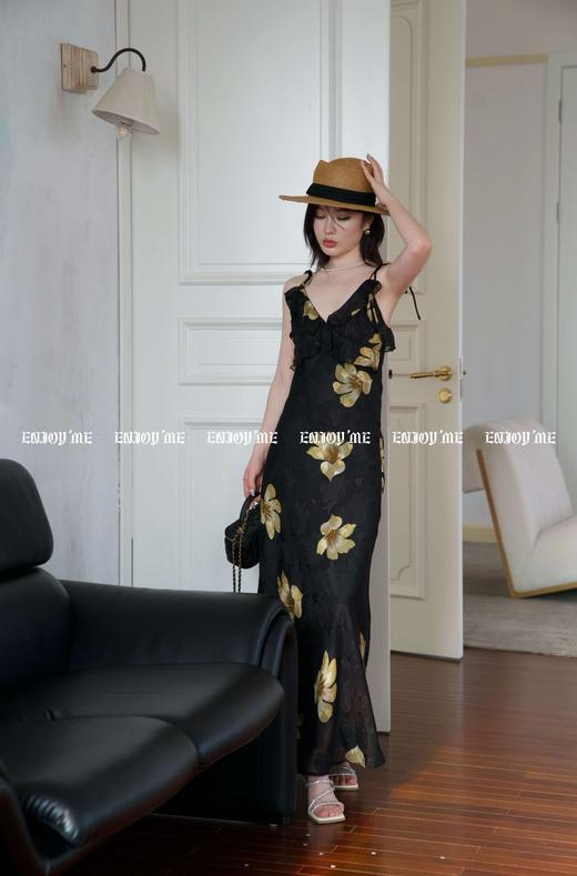 【门店同款】ENJOY夏季法式印花吊带裙 158044062 商品图0