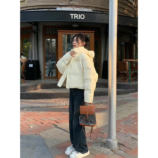 EKOOL衣库定制 ~北海道冬天 ~ 90白鸭绒连帽羽绒服女冬季保暖外套 商品图2