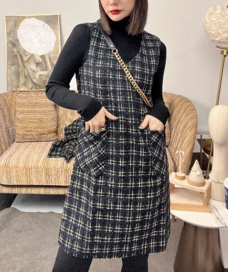 【M1】臣禾小香风粗 花呢连衣裙9211020376【奥莱】 商品图0