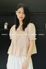 【门店同款】ENJOY夏季甜美压褶荷叶摆上衣 157994314 商品缩略图0