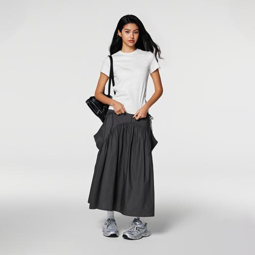 【Achock官方店】简约基础款纯色打底T恤潮牌夏季新款圆领短袖女 商品图1