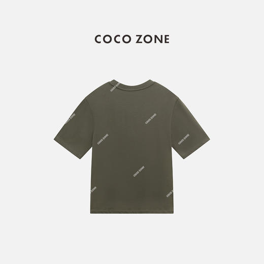 COCO ZONE 夏季字母短袖圆领T恤时尚百搭上衣CC2B1073 商品图1