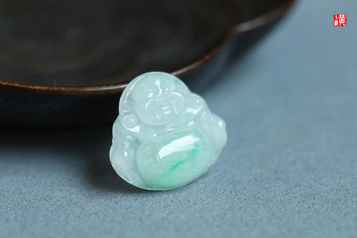 【欢喜】天然翡翠弥勒佛 配精美挂绳 商品图3