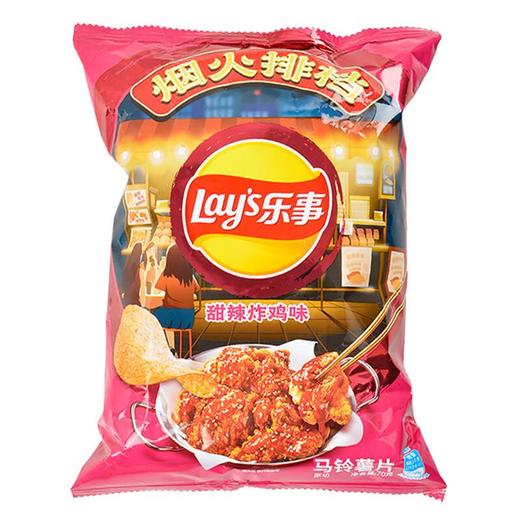 乐事薯片甜辣炸鸡味70g 商品图0