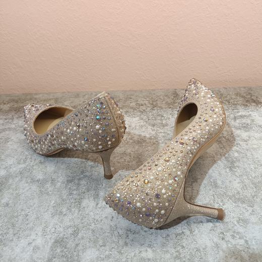 IUIU SECOND 2023新款尖头闪面高跟时装鞋宴会鞋U24AE11378 商品图9