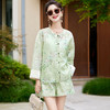 新中式国风，防晒短裤印花时尚两件套HR-GJC9257 商品缩略图3