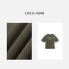 COCO ZONE 夏季字母短袖圆领T恤时尚百搭上衣CC2B1073 商品缩略图2